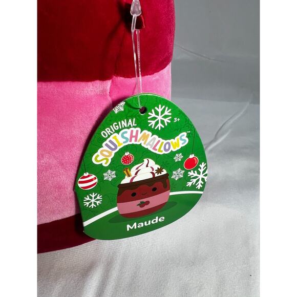 Squishmallows Maude 11" Cranberry Cider Milkshake Original Plush New NWT - Picture 10 of 13